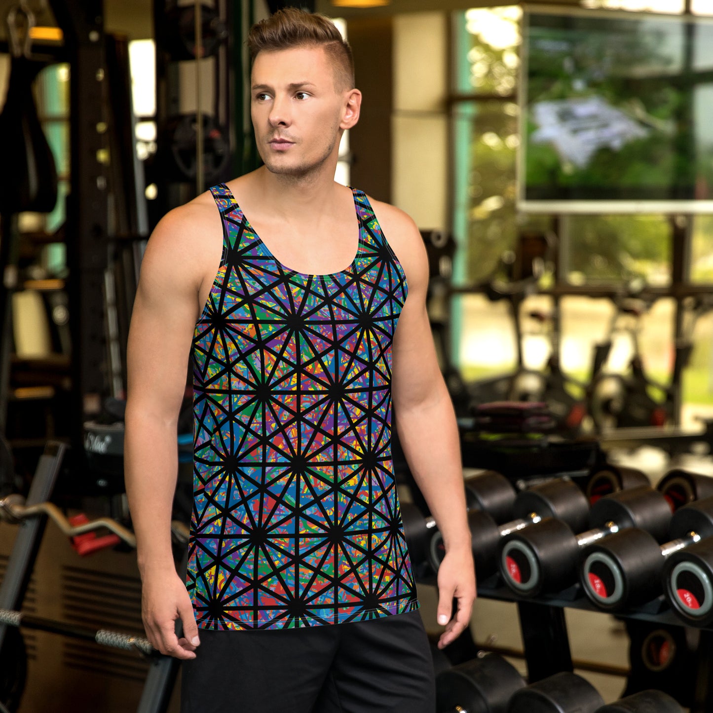 Men's Tank Top Plex 7-10 Krisrhombille-O