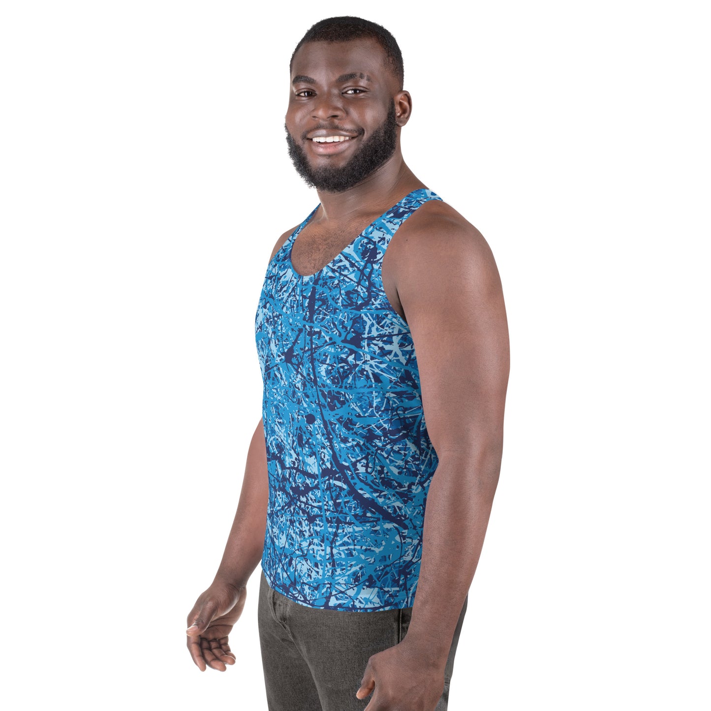 Men's Tank Top Blue10 Plex