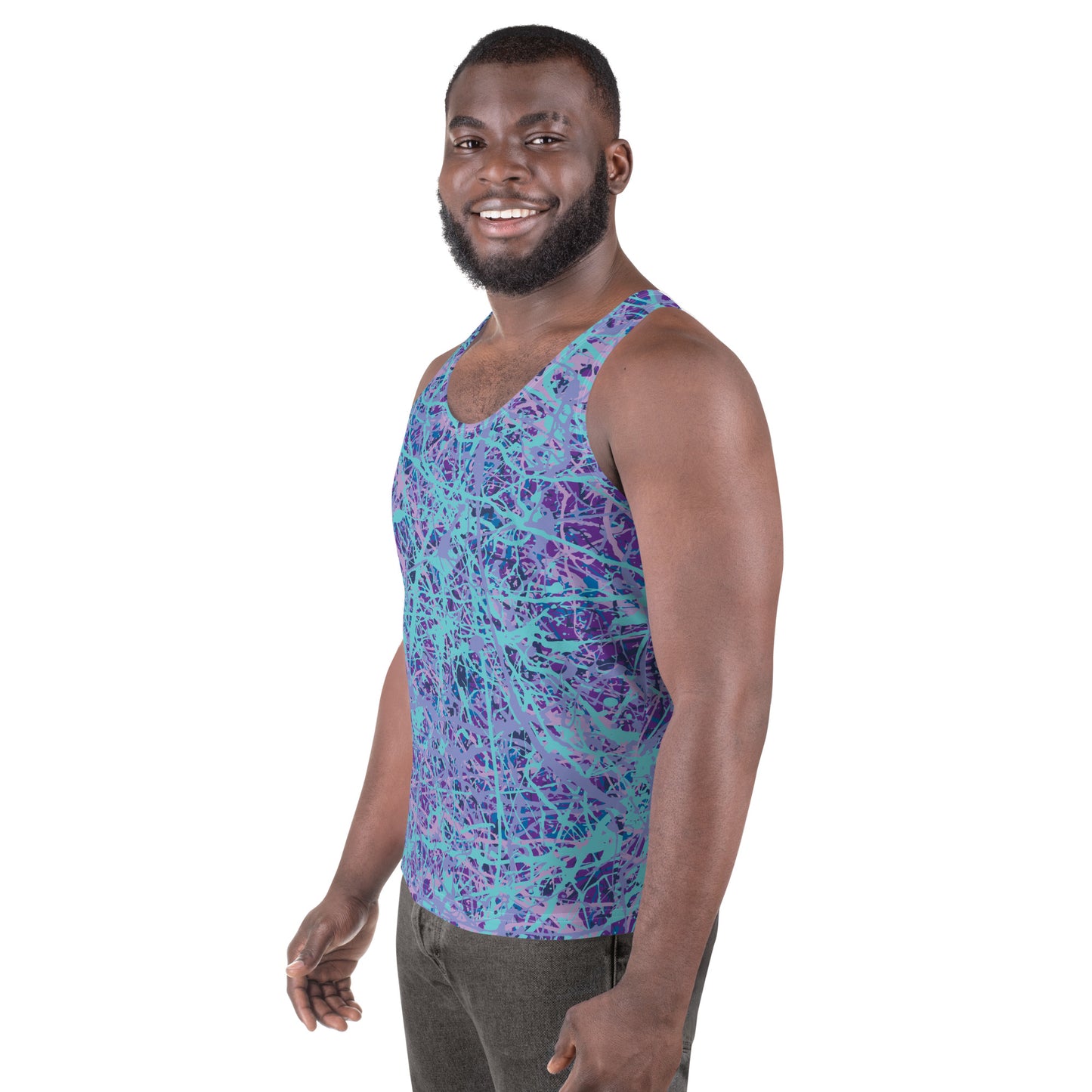 Men's Tank Top IcePurple8 Plex