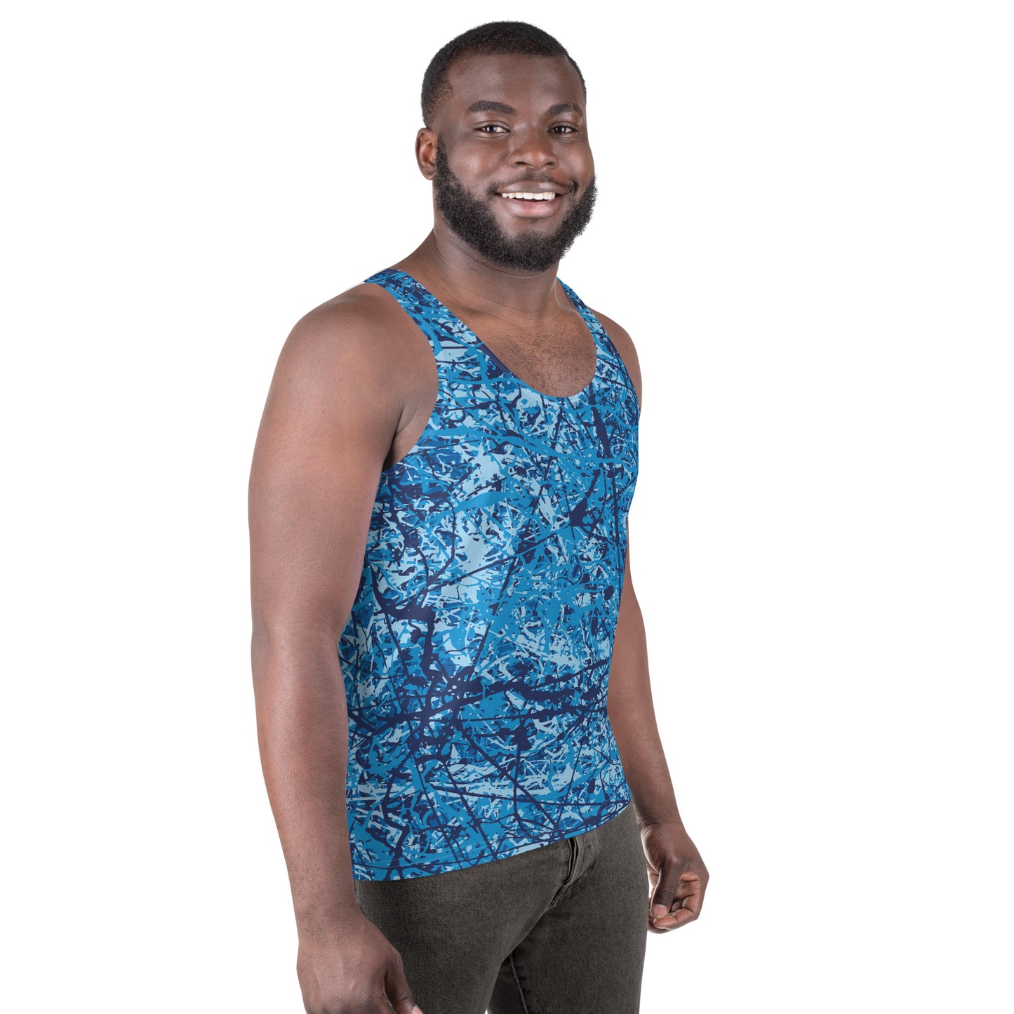 Men's Tank Top Blue10 Plex