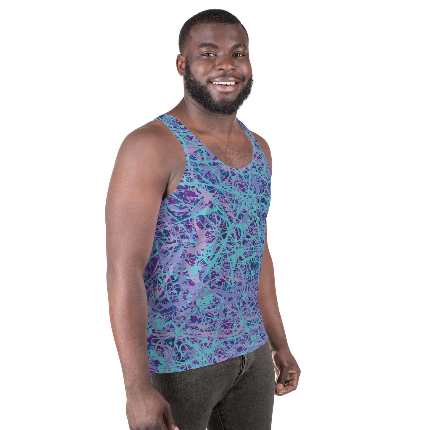 Men's Tank Top IcePurple8 Plex