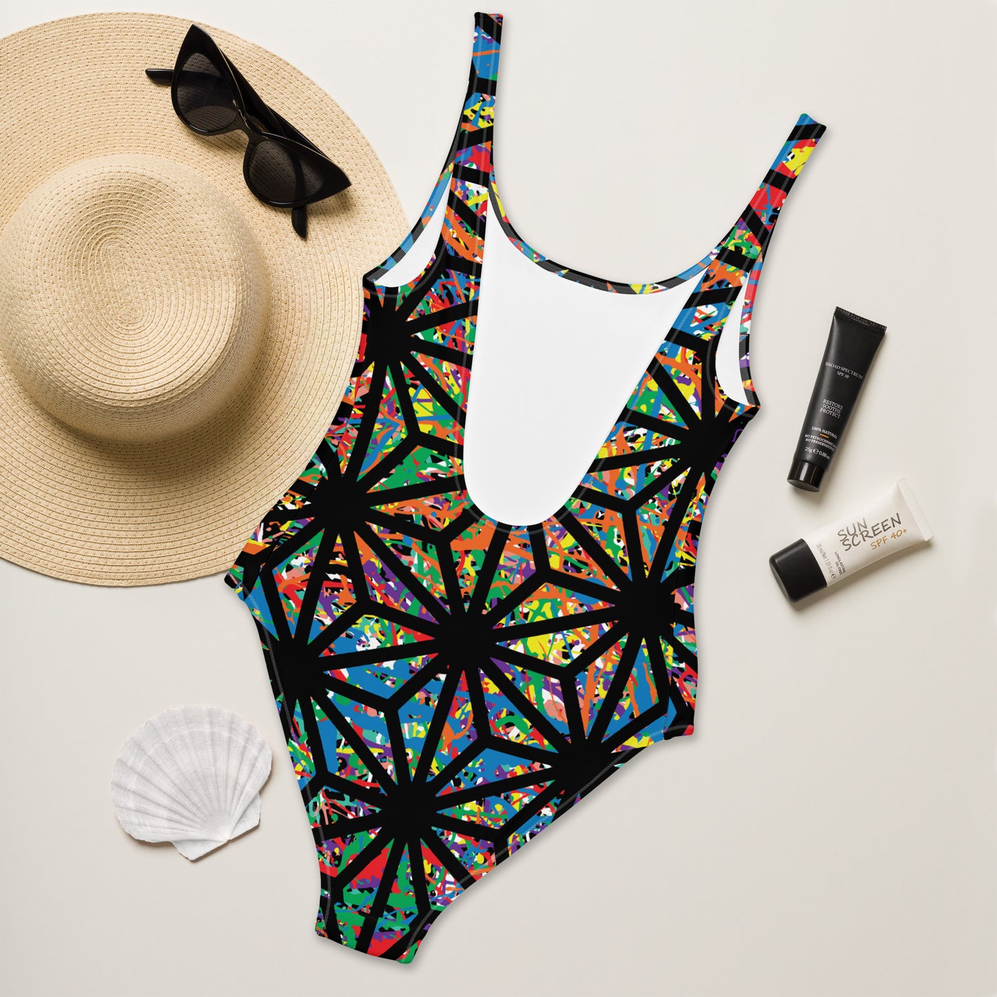 Women's One-Piece Swimsuit Plex1-10 Triakis-O