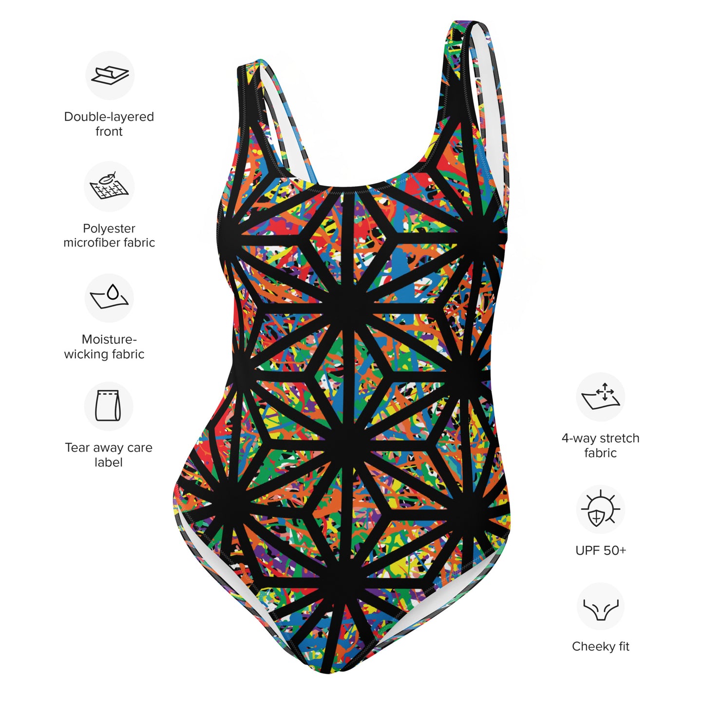 Women's One-Piece Swimsuit Plex1-10 Triakis-O