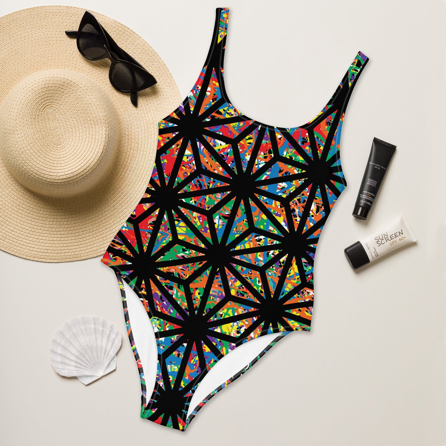 Women's One-Piece Swimsuit Plex1-10 Triakis-O
