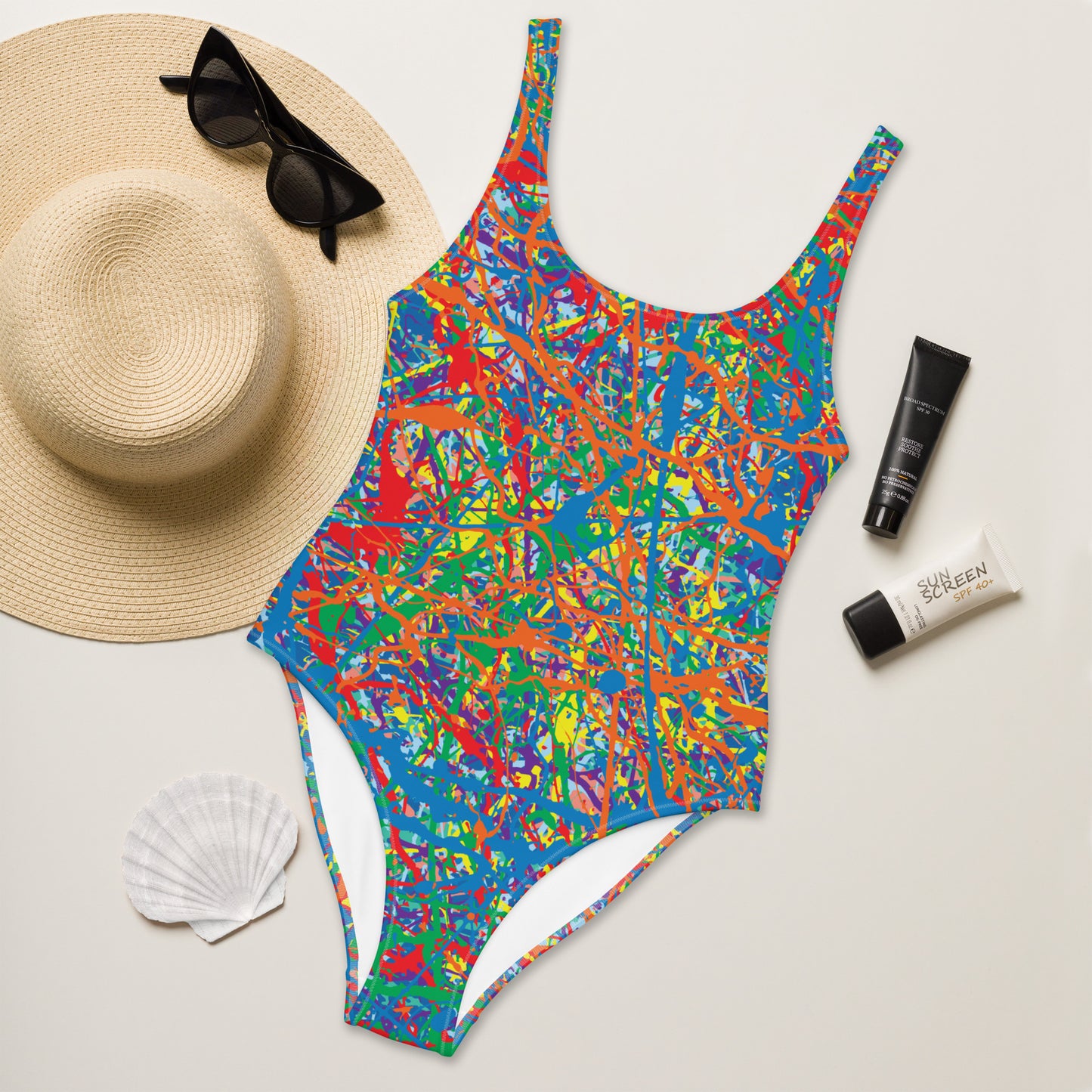 Women's One-Piece Swimsuit Plex2-10