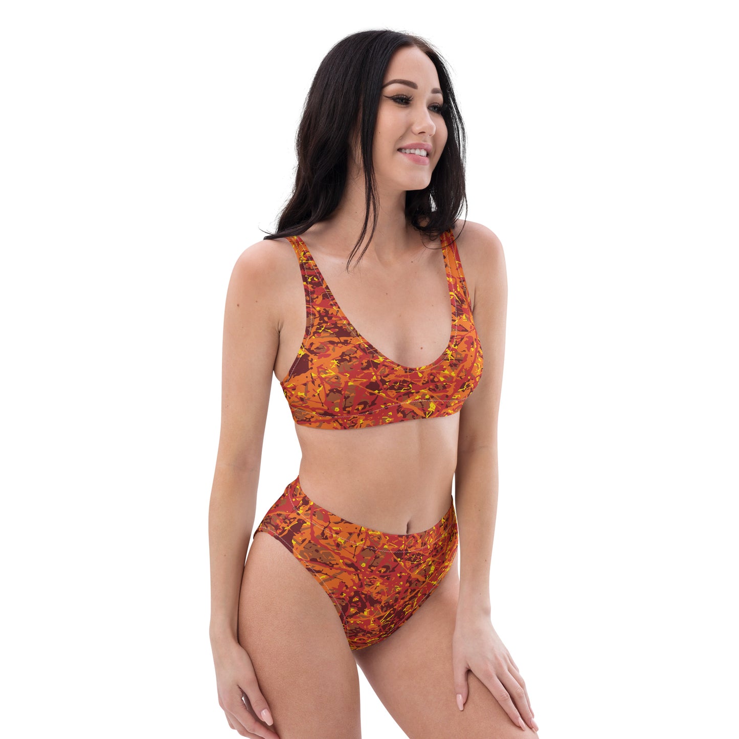 Women's High Waisted Bikini Magma5 Plex