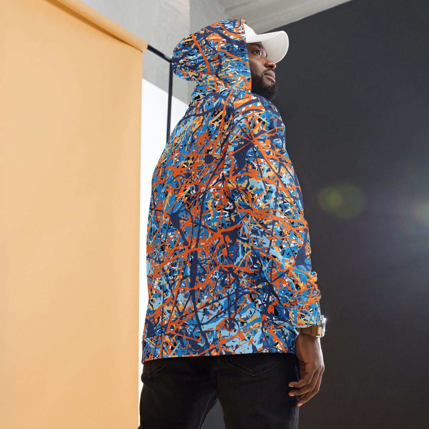 Unisex Hoodie BlueOrange8 Plex