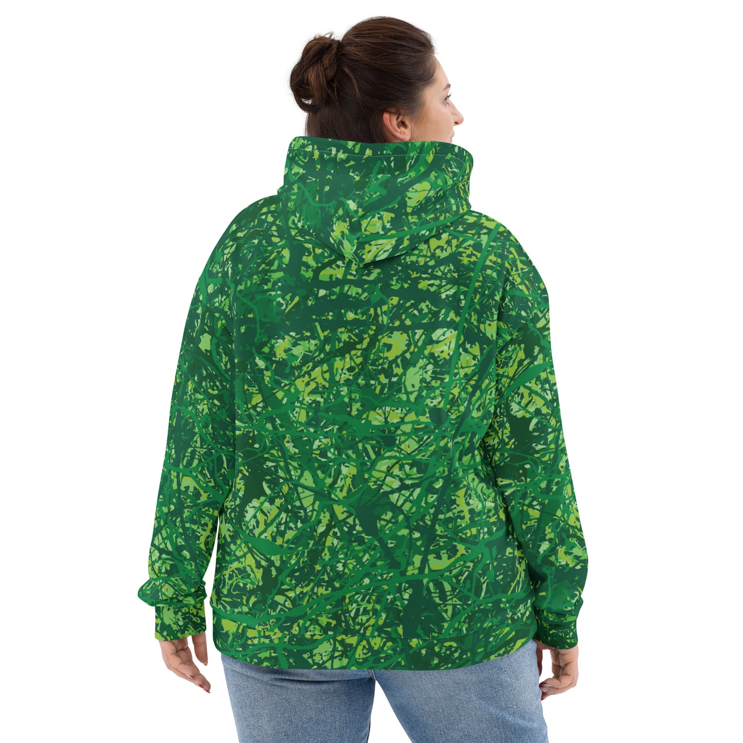 Unisex Hoodie Green10 Plex