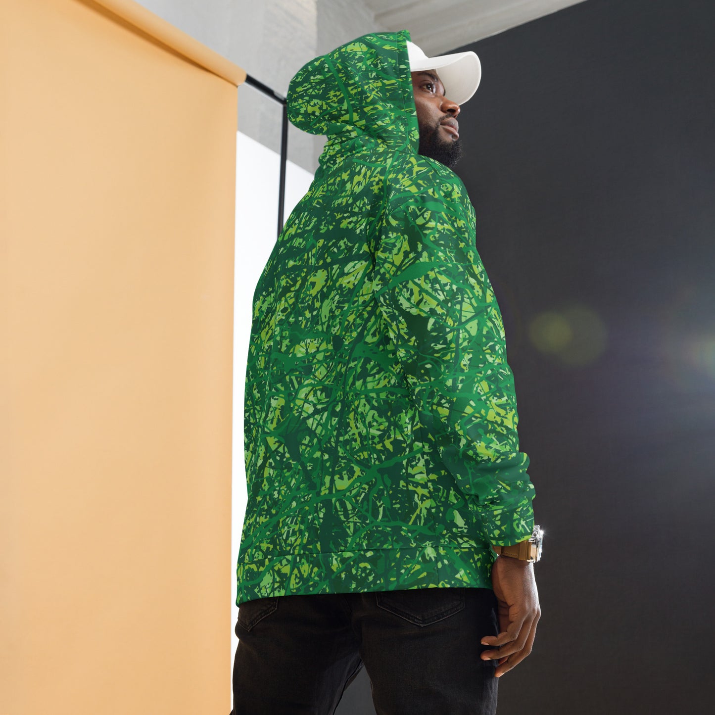 Unisex Hoodie Green10 Plex