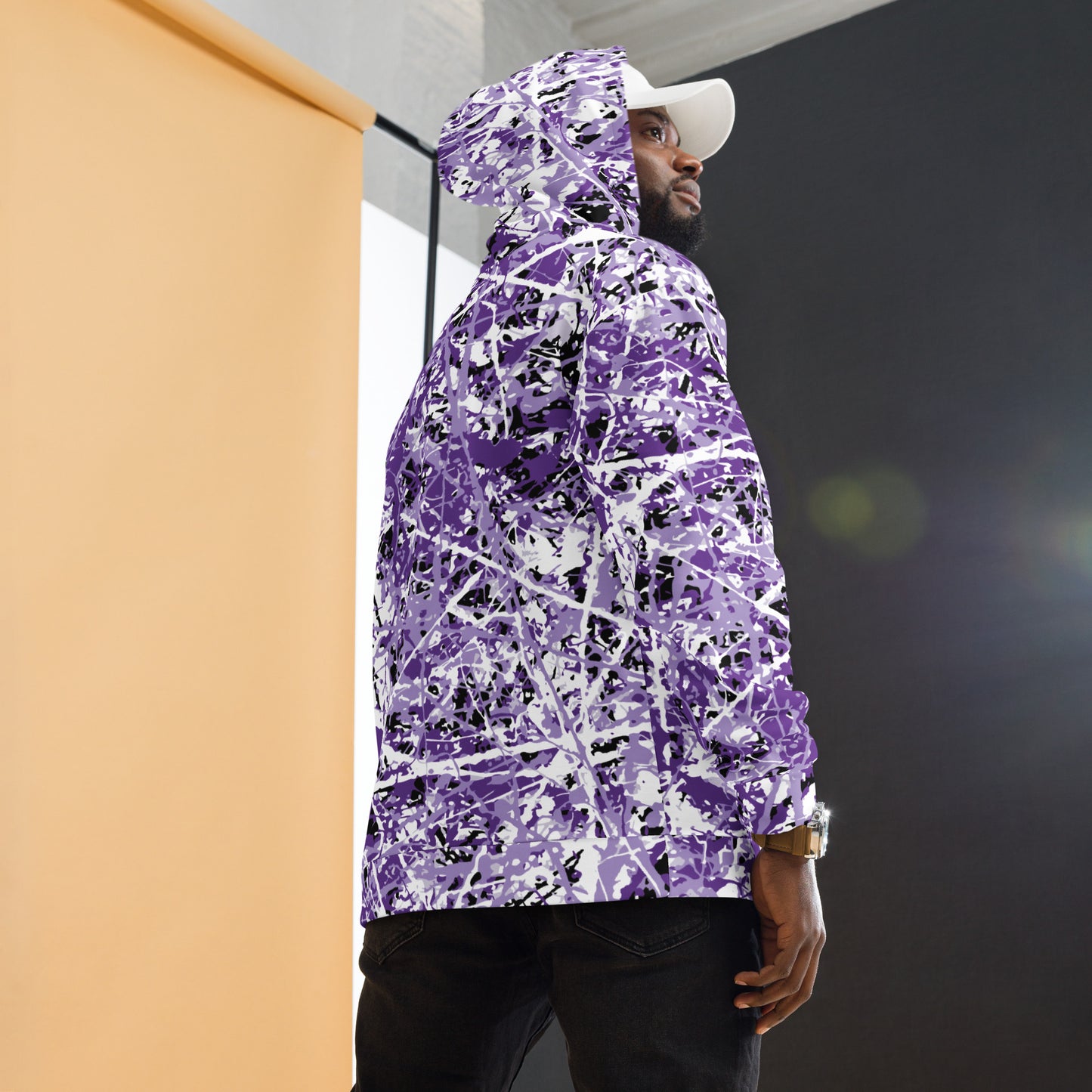 Unisex Hoodie Purple5 Plex