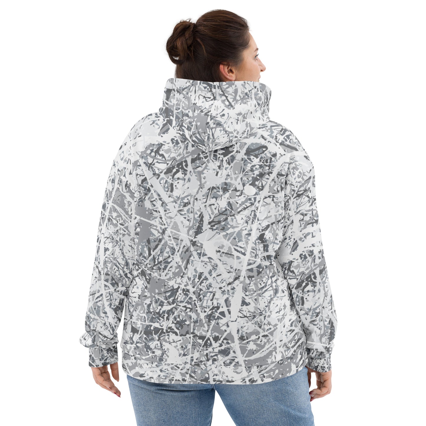 Unisex Hoodie White10 Plex