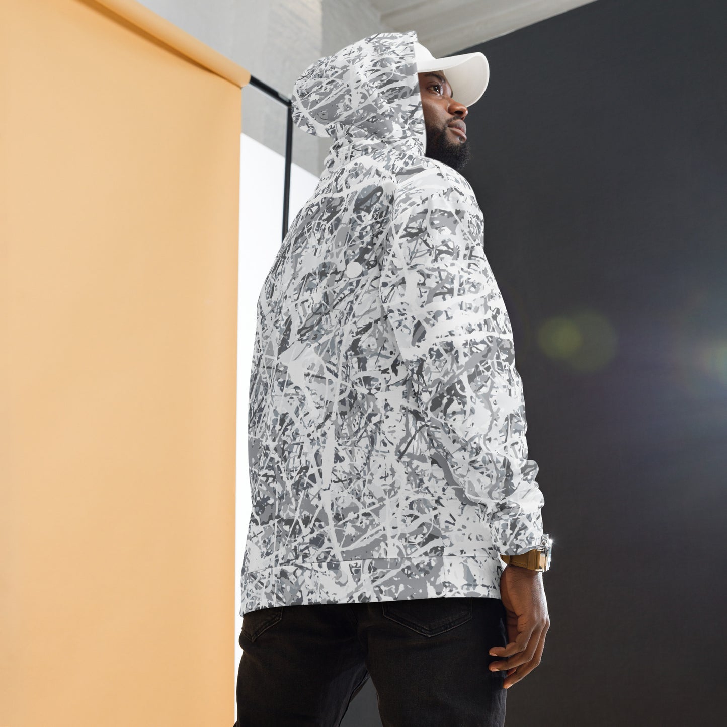 Unisex Hoodie White10 Plex