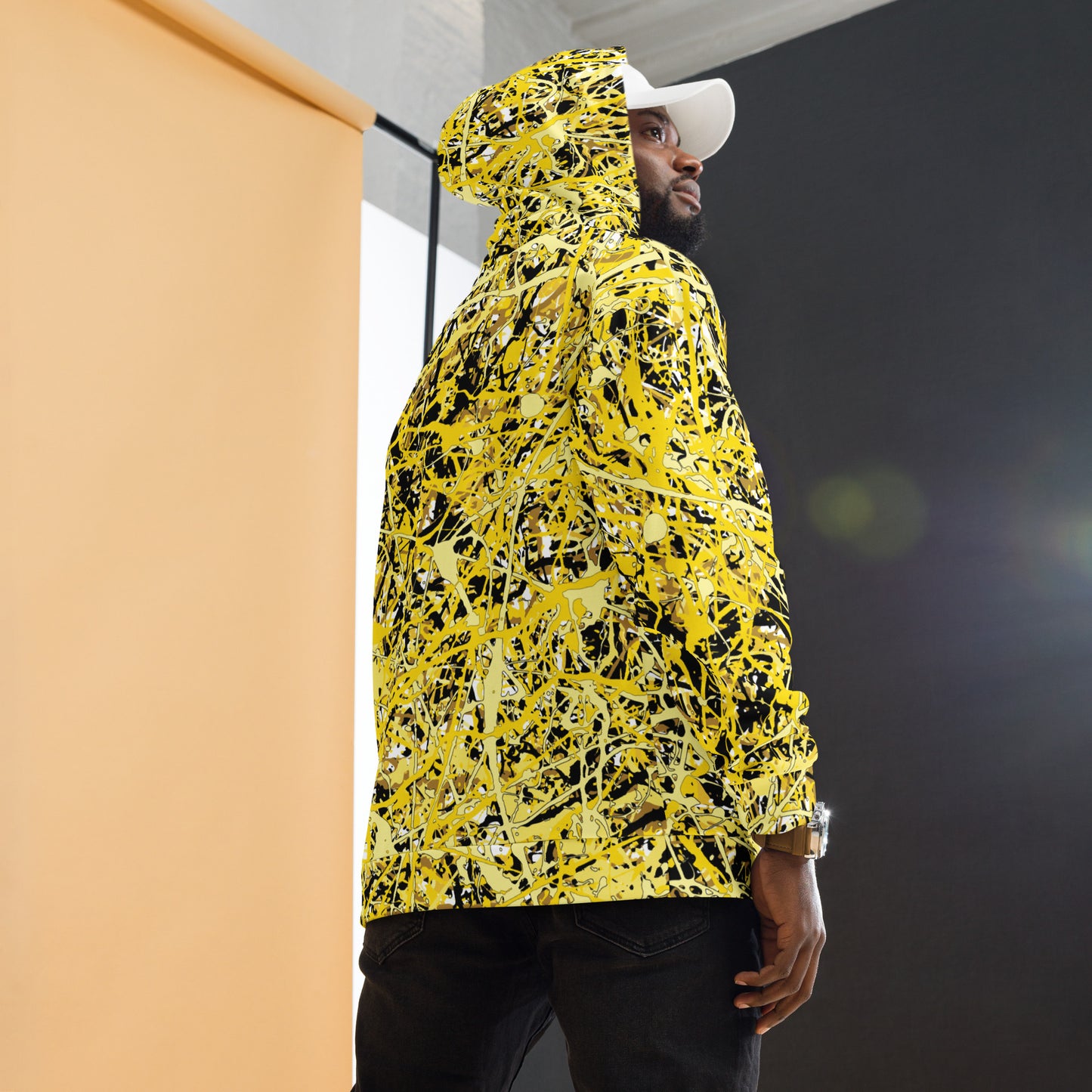 Unisex Hoodie Yellow10 Plex