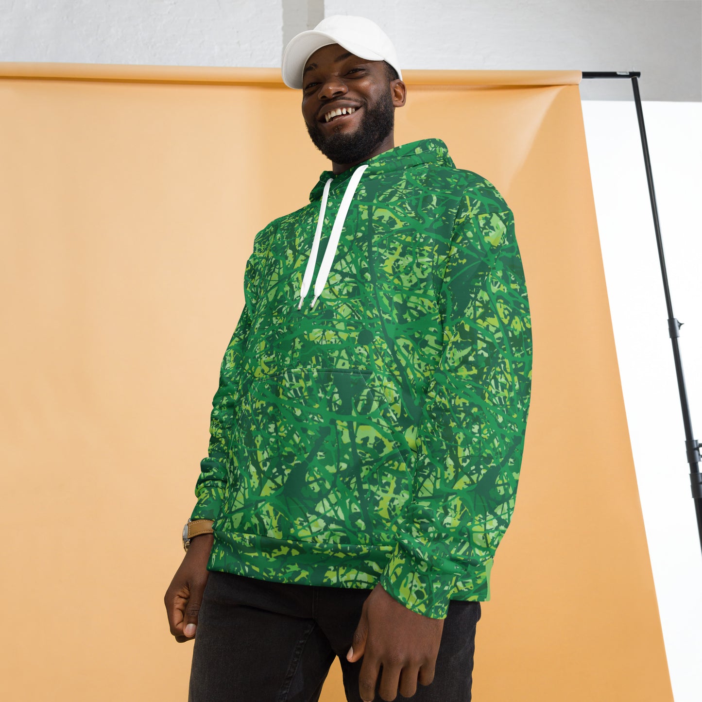 Unisex Hoodie Green10 Plex