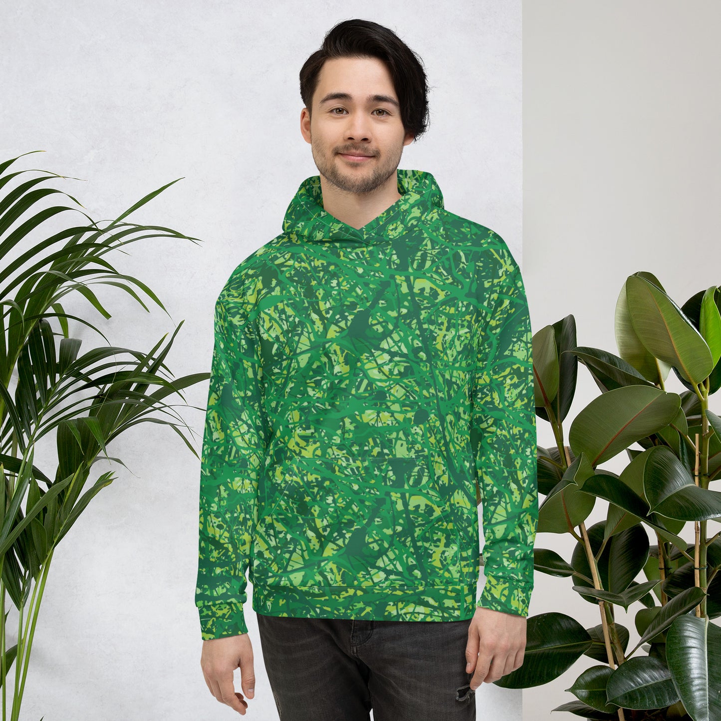 Unisex Hoodie Green10 Plex
