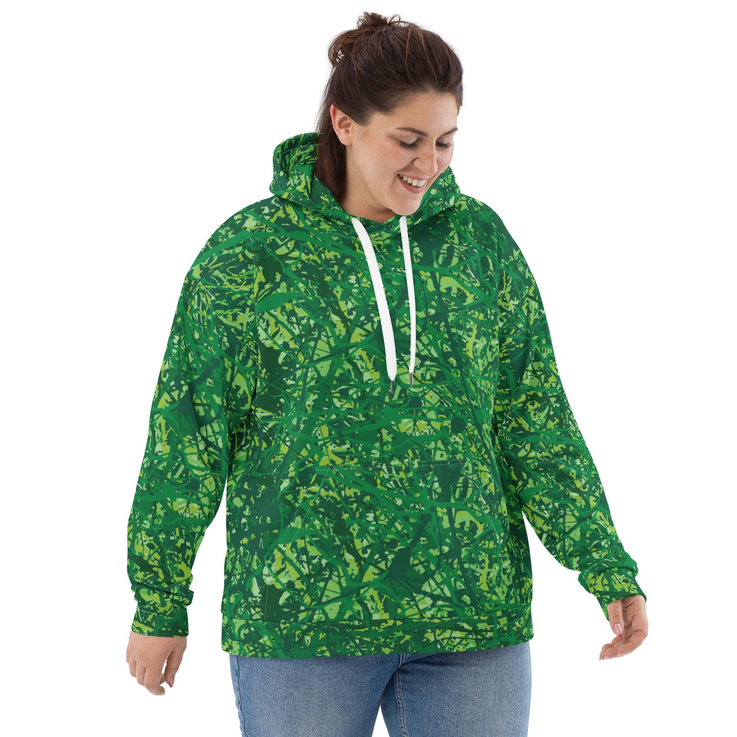 Unisex Hoodie Green10 Plex