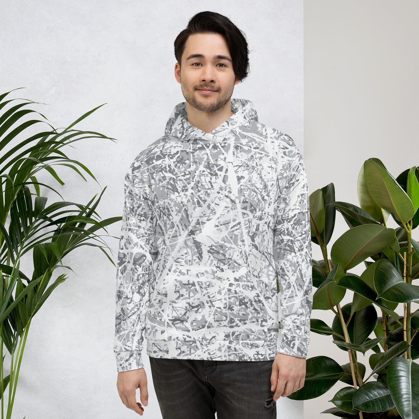 Unisex Hoodie White10 Plex