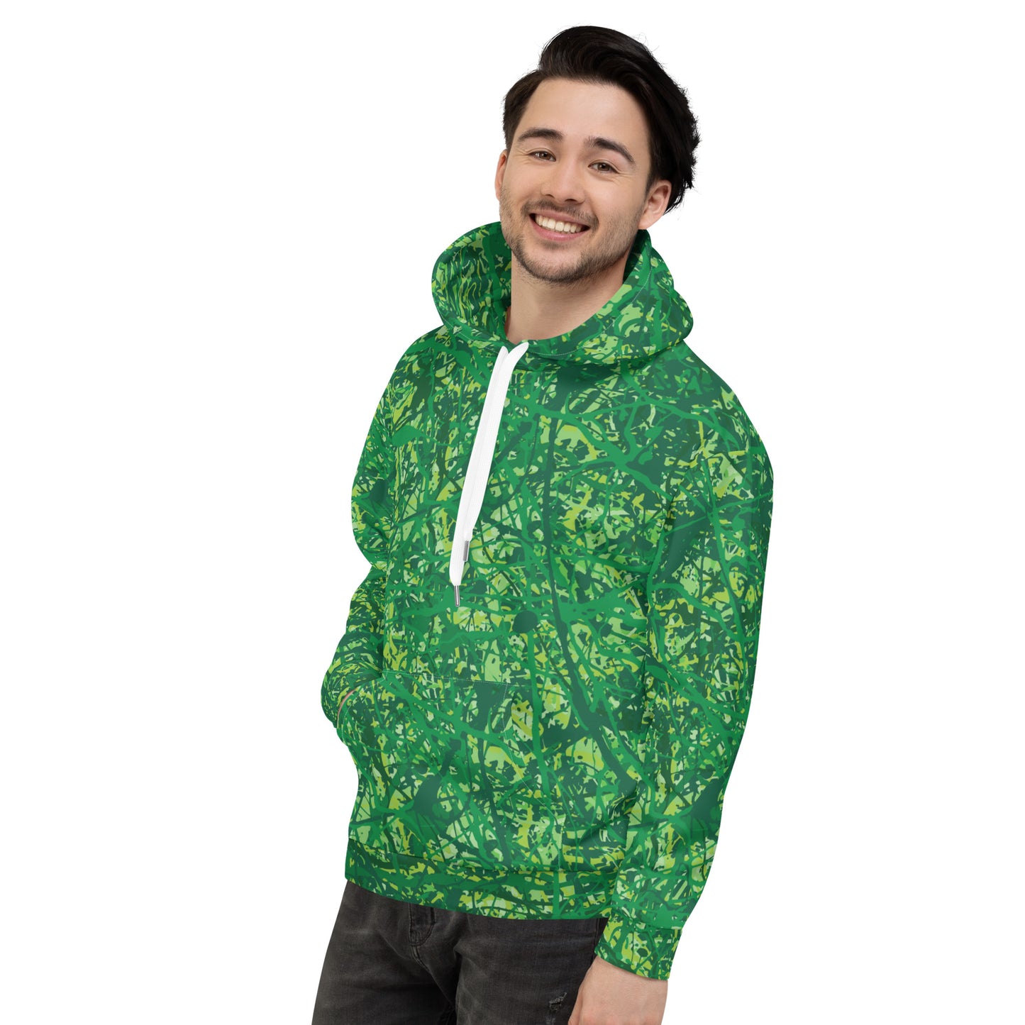 Unisex Hoodie Green10 Plex