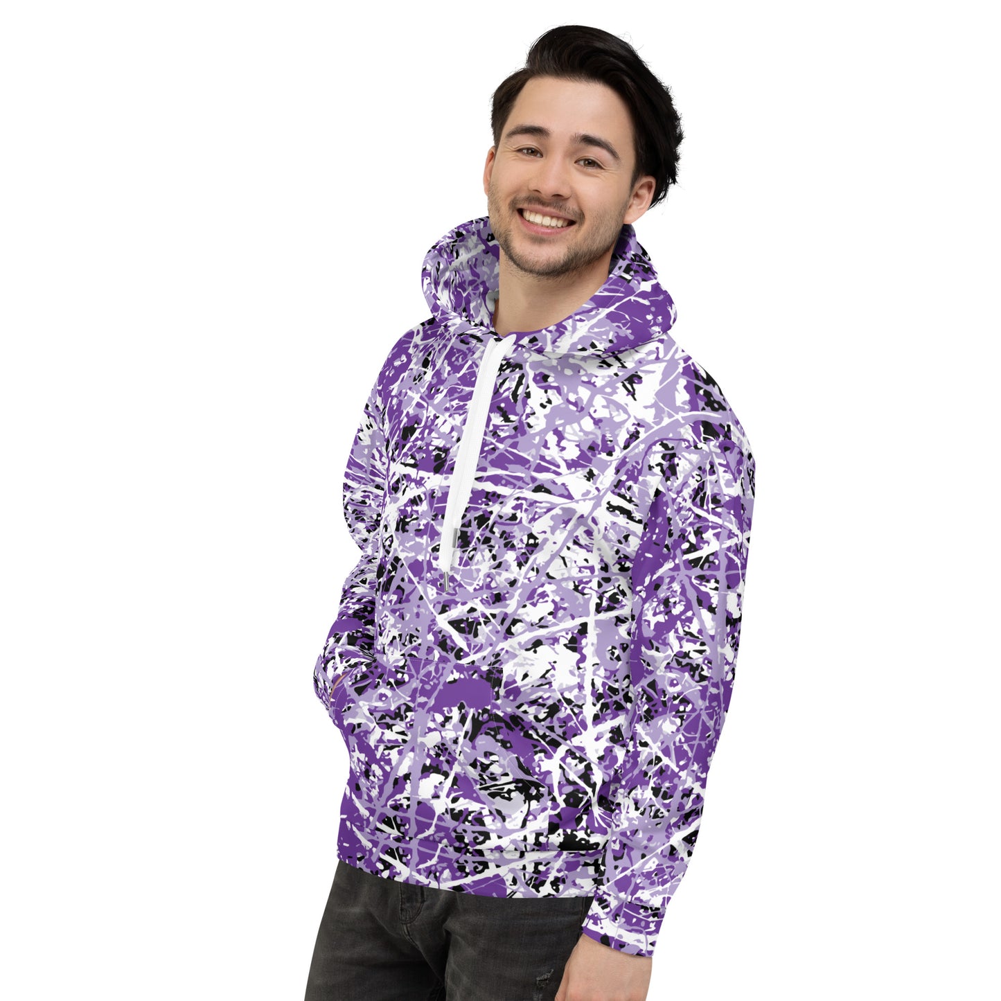 Unisex Hoodie Purple5 Plex