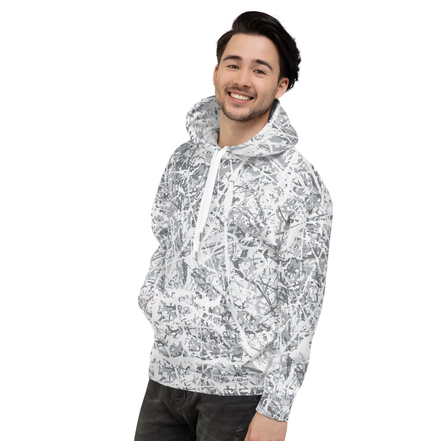 Unisex Hoodie White10 Plex