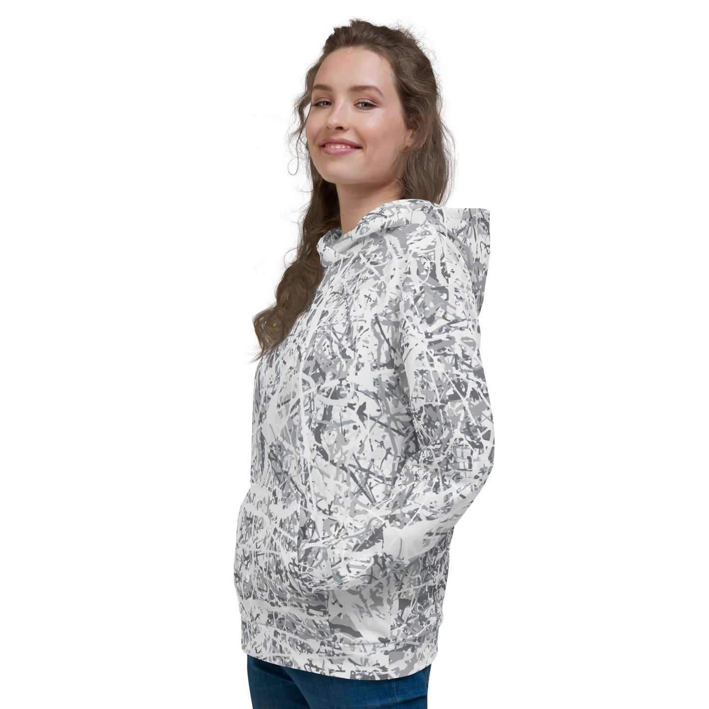 Unisex Hoodie White10 Plex