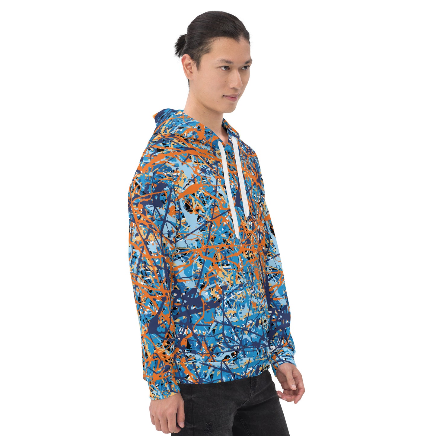 Unisex Hoodie BlueOrange8 Plex