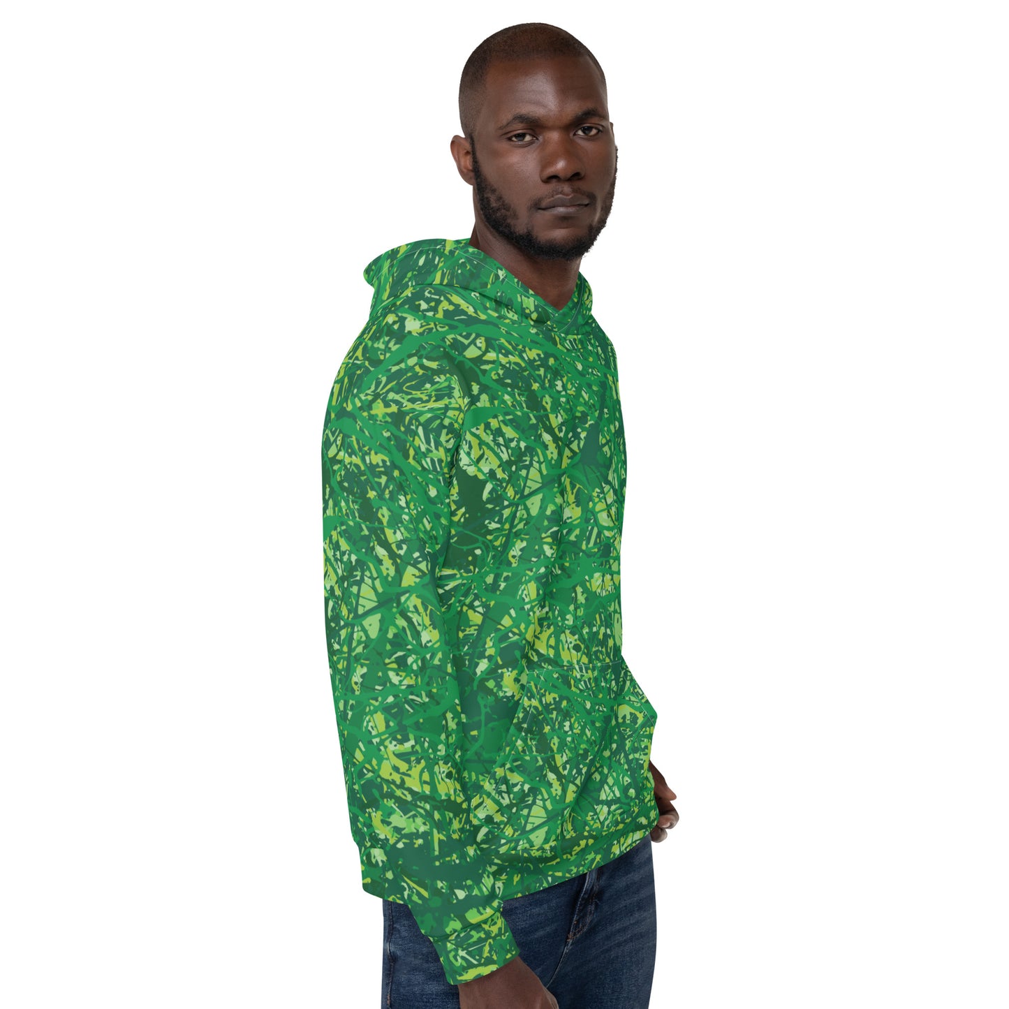 Unisex Hoodie Green10 Plex