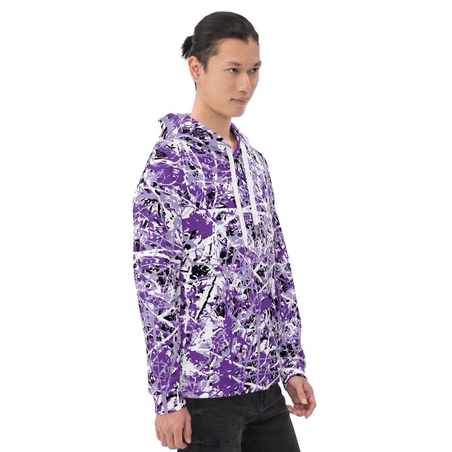 Unisex Hoodie Purple5 Plex