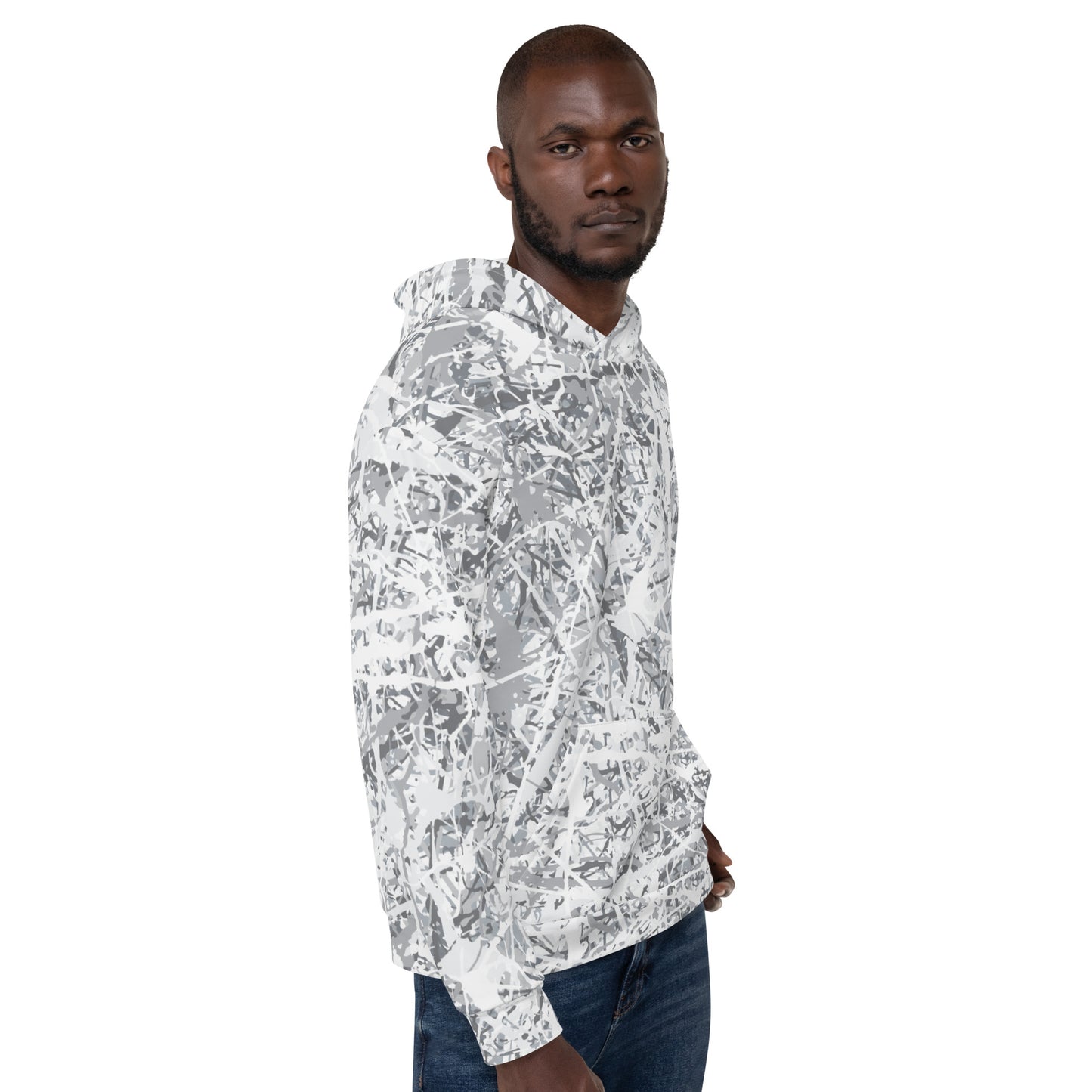 Unisex Hoodie White10 Plex