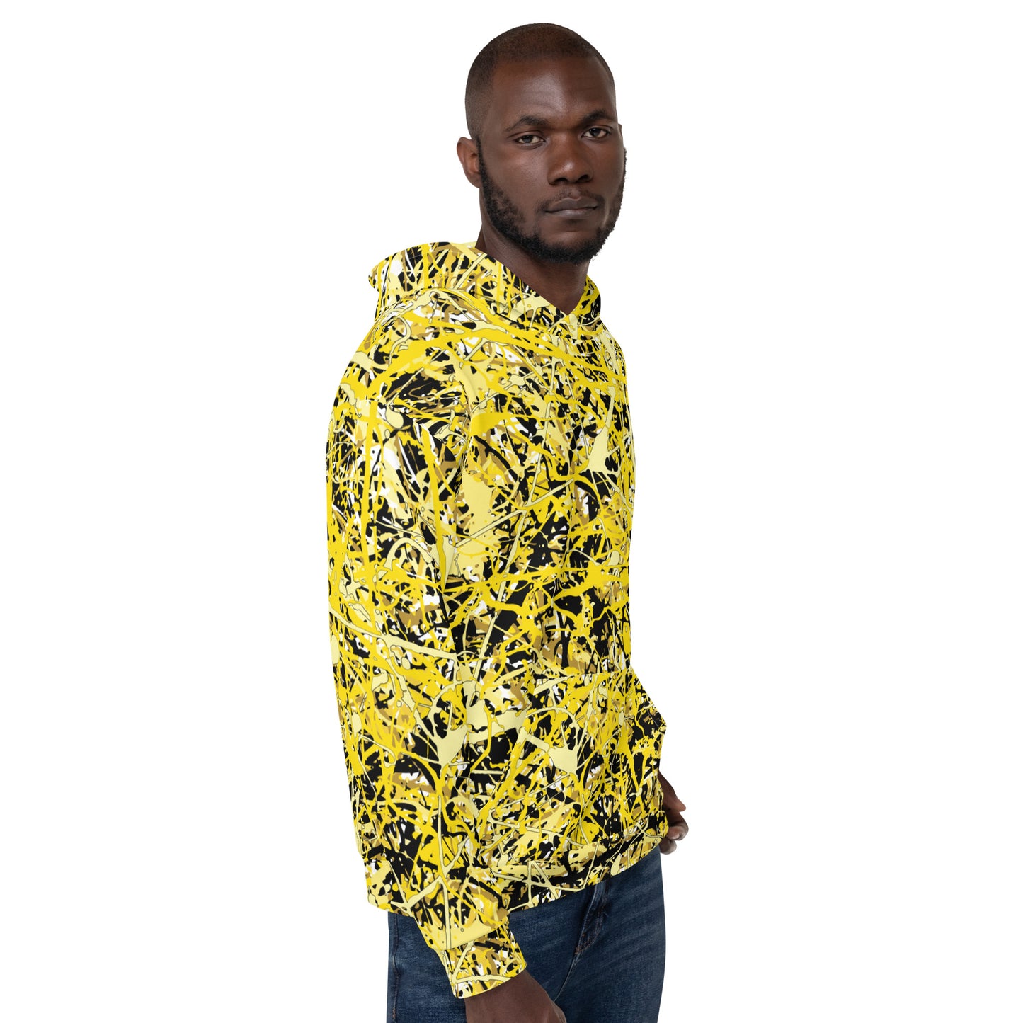 Unisex Hoodie Yellow10 Plex