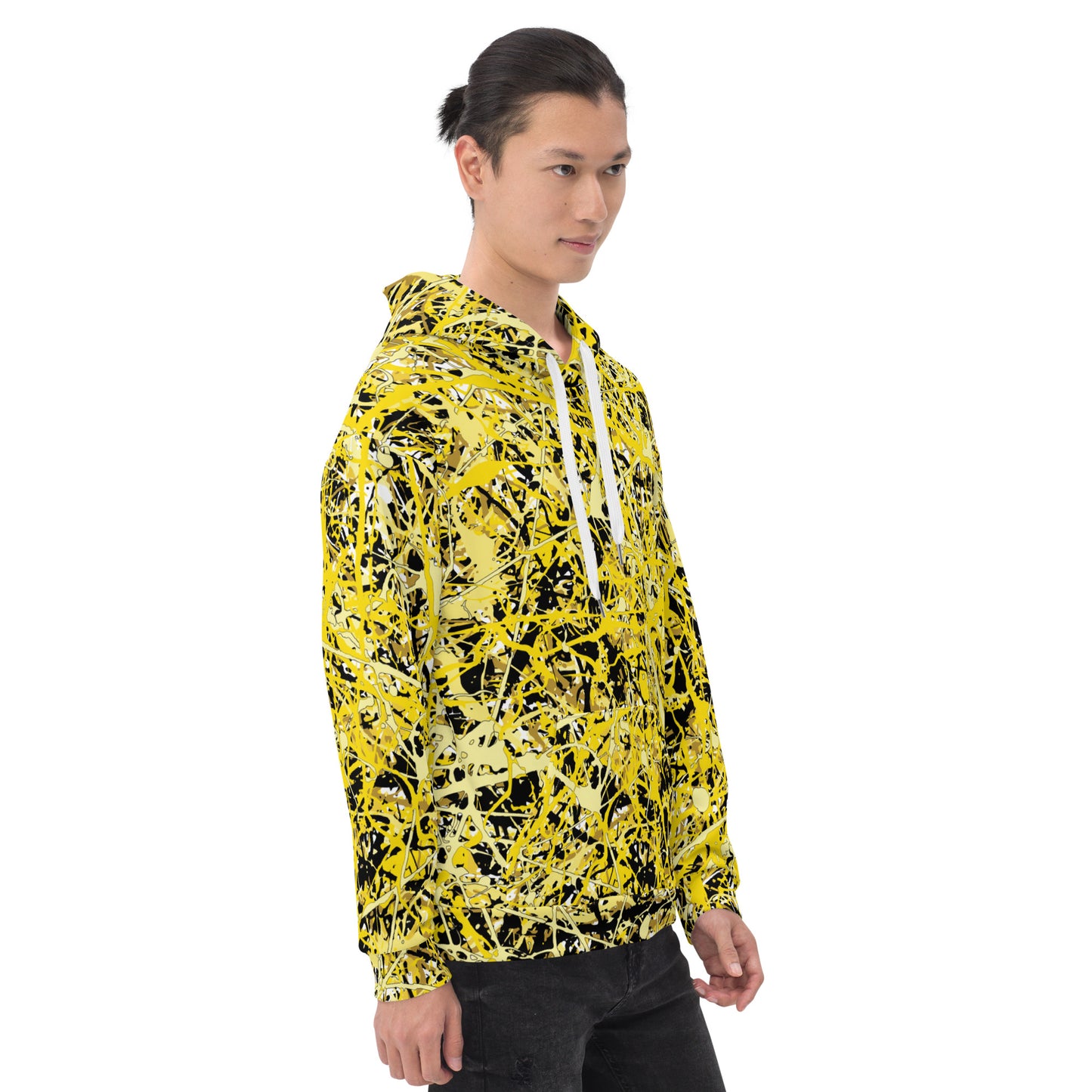 Unisex Hoodie Yellow10 Plex