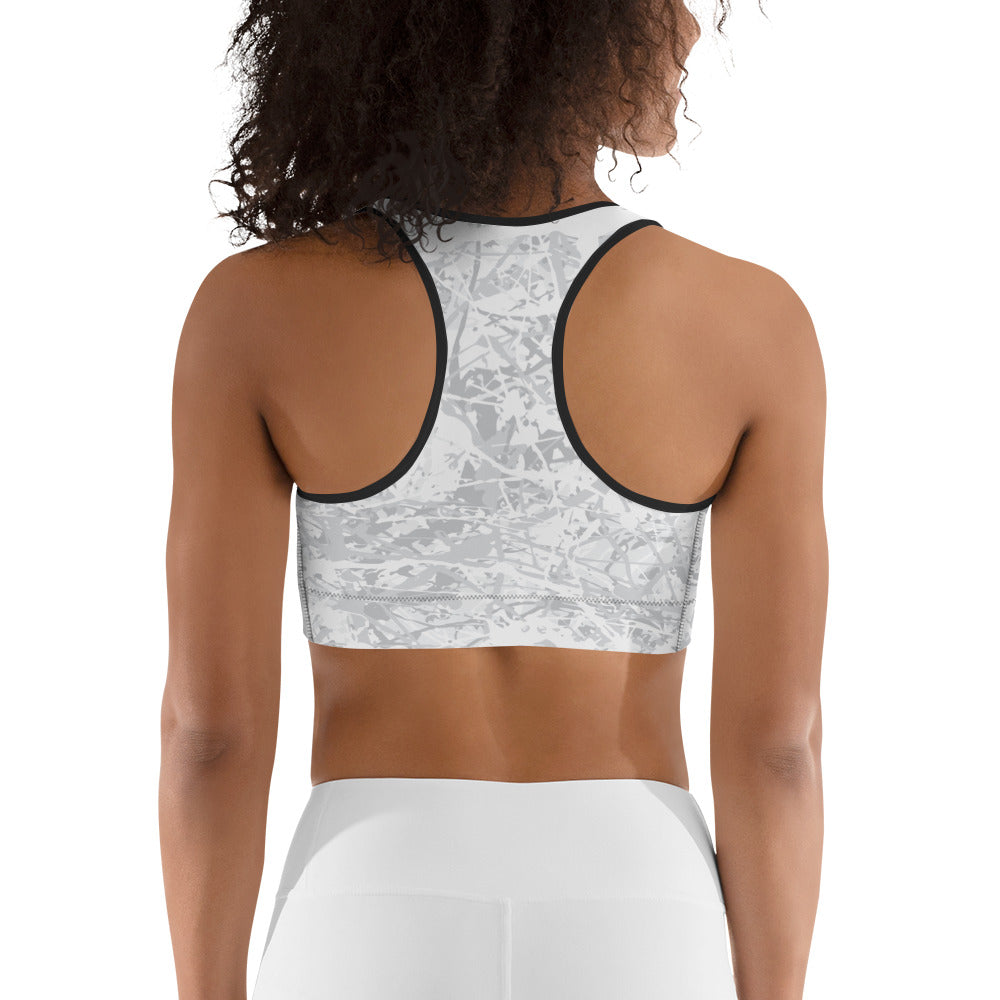 Women's Sports Bra Light White10 Plex