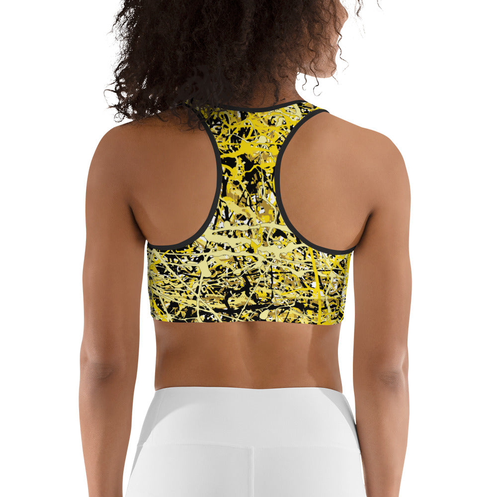 Women's Sports Bra Yellow10 Plex