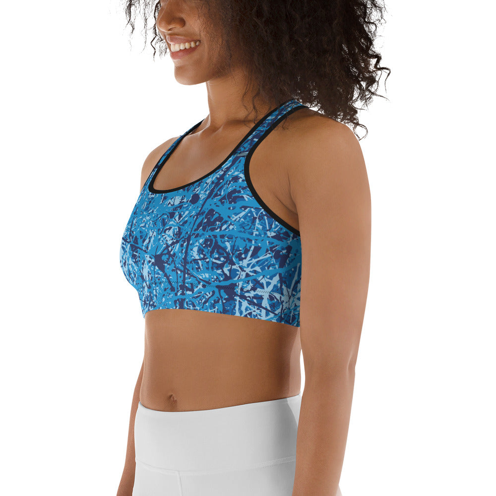 Women's Sports Bra Blue10 Plex