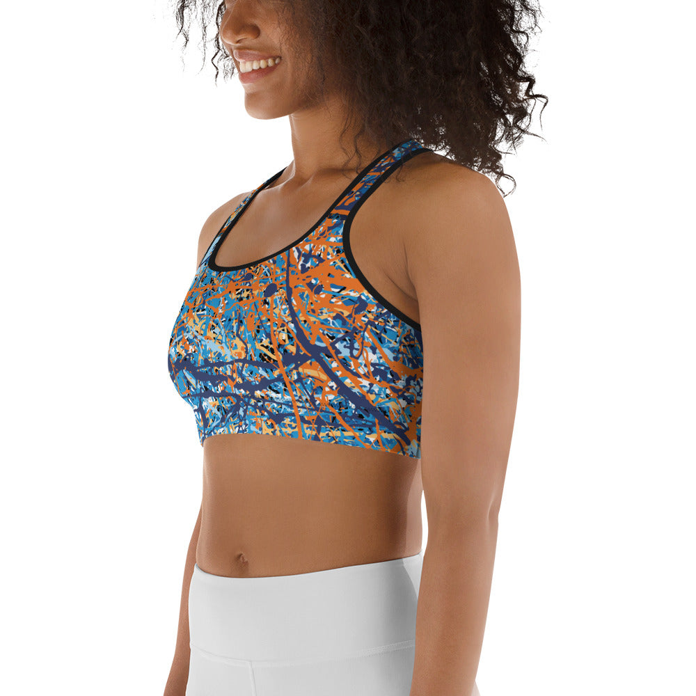 Women's Sports Bra BlueOrange8 Plex