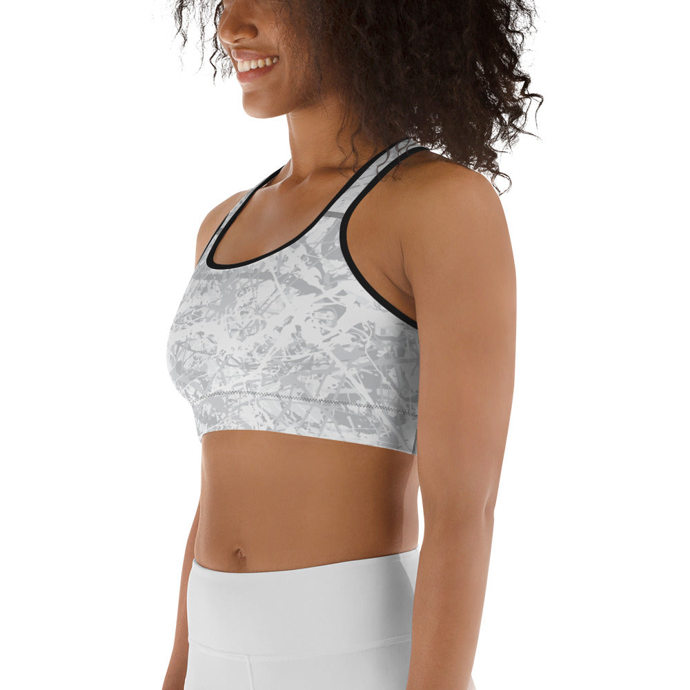 Women's Sports Bra Light White10 Plex