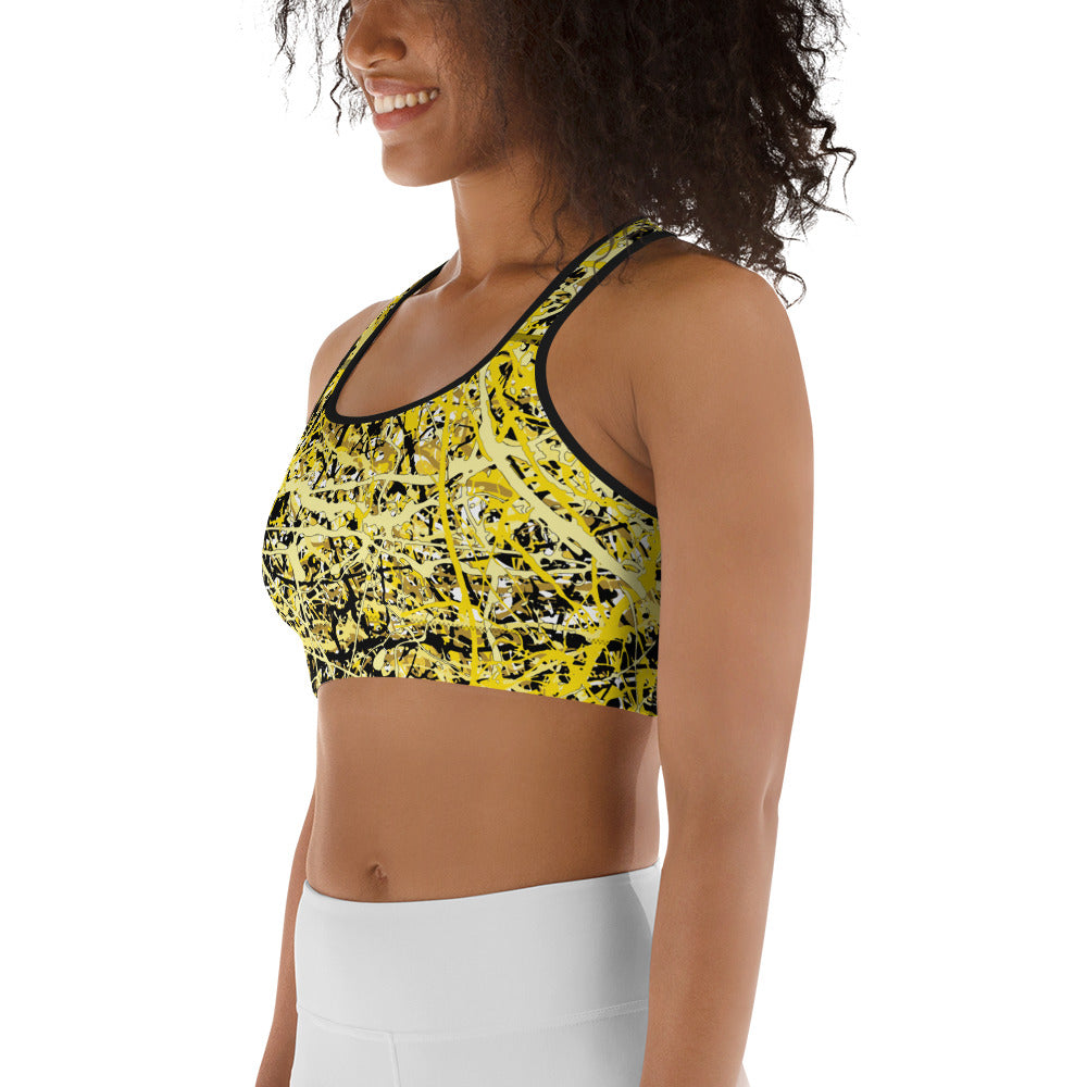 Women's Sports Bra Yellow10 Plex