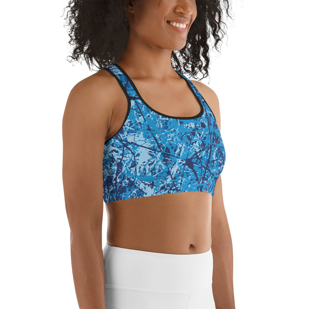 Women's Sports Bra Blue10 Plex