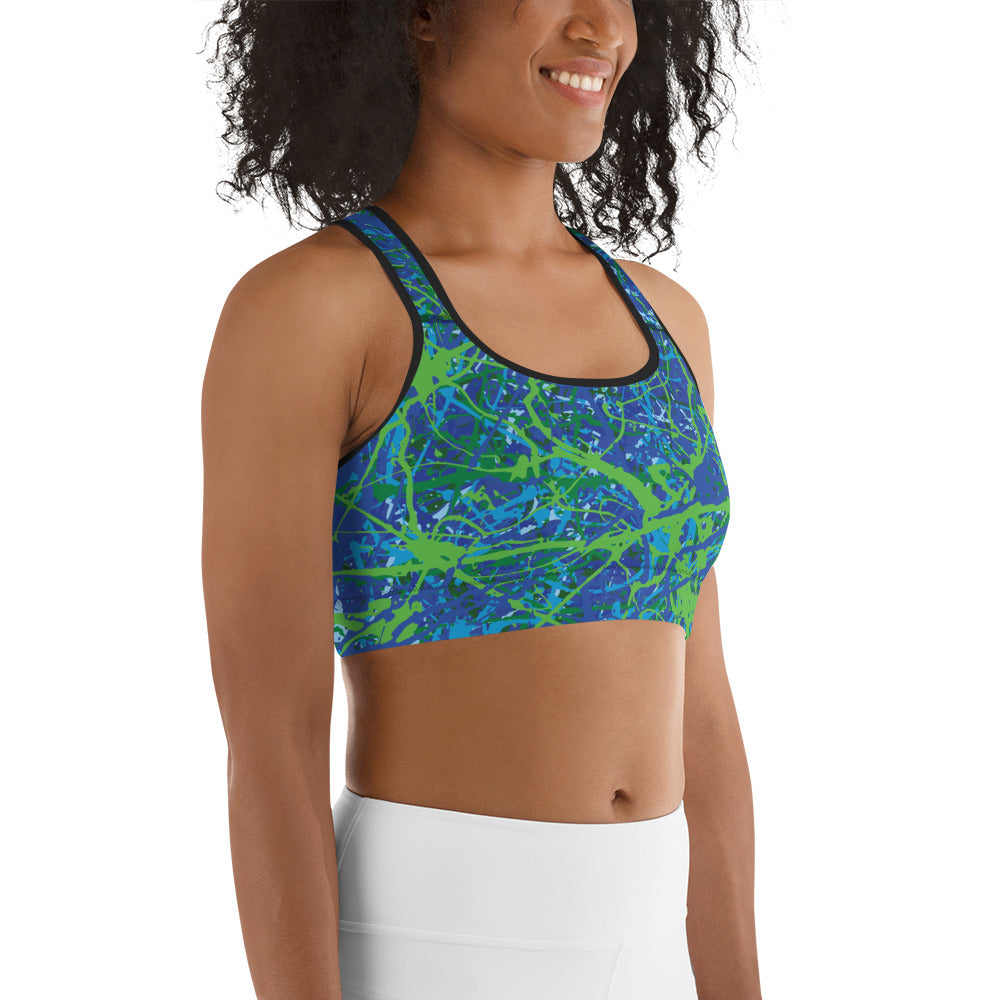 Women's Sports Bra BlueGreen8 Plex
