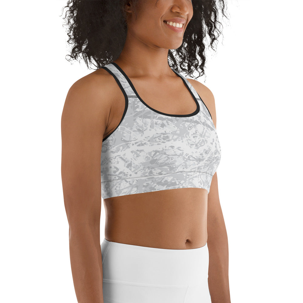 Women's Sports Bra Light White10 Plex