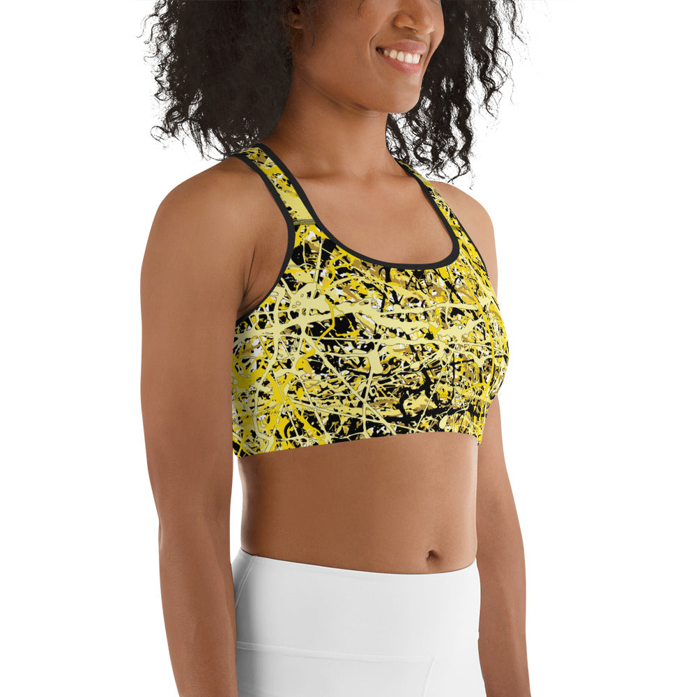 Women's Sports Bra Yellow10 Plex