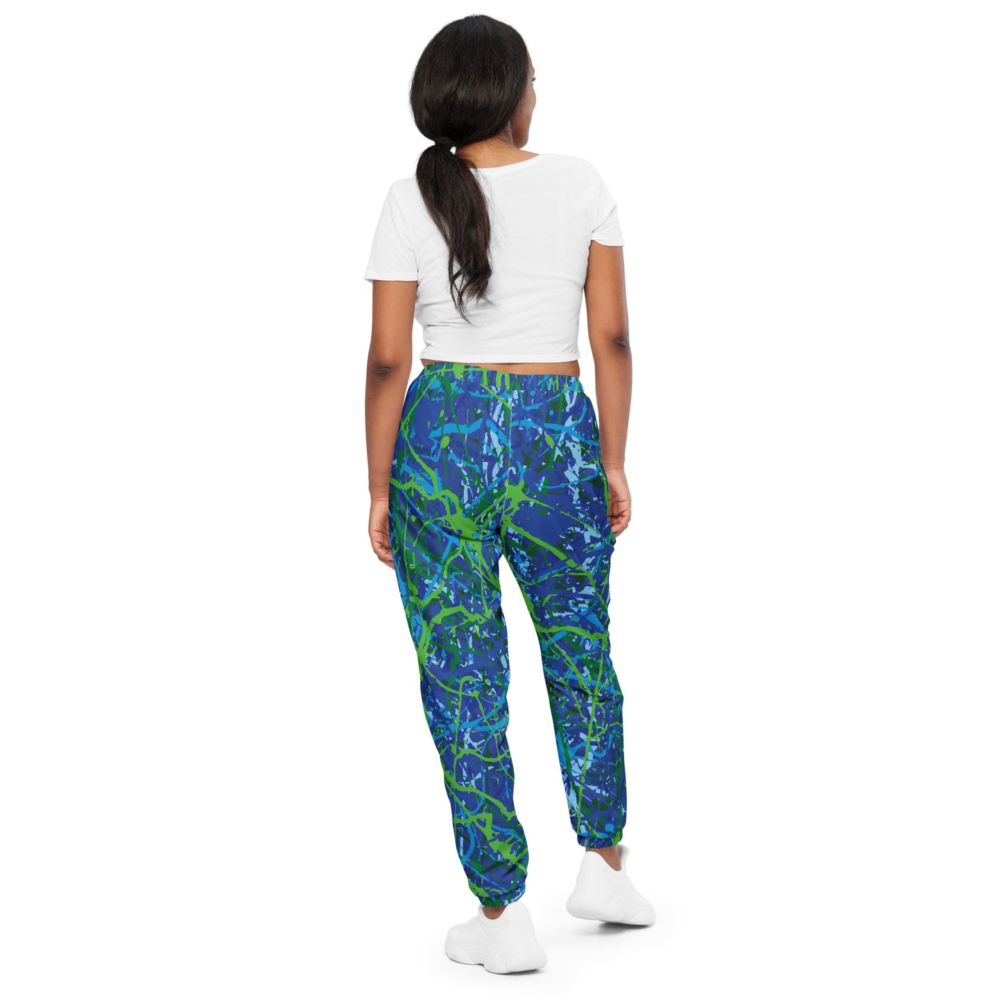 Unisex Track Pants BlueGreen8 Plex