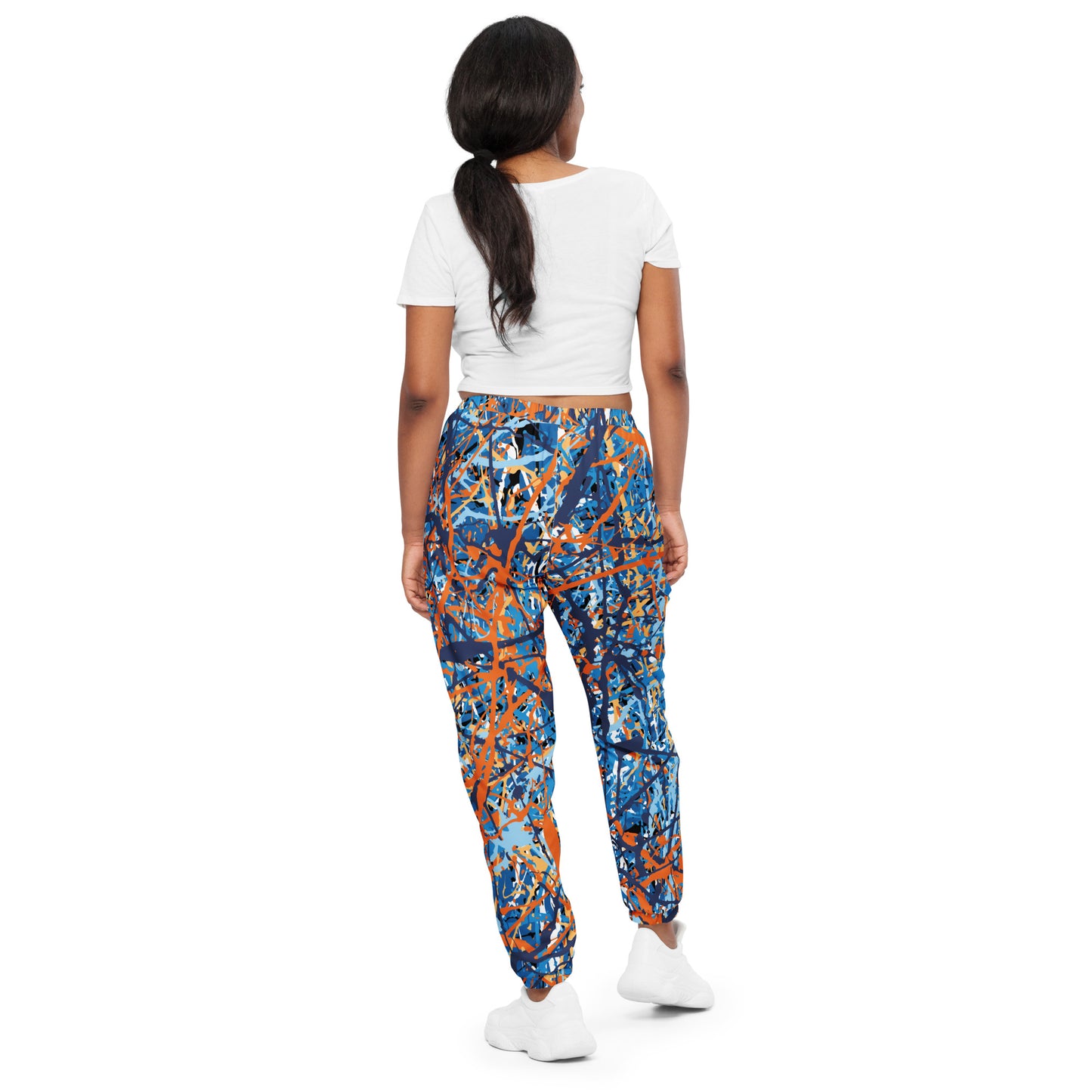 Unisex Track Pants BlueOrange8 Plex