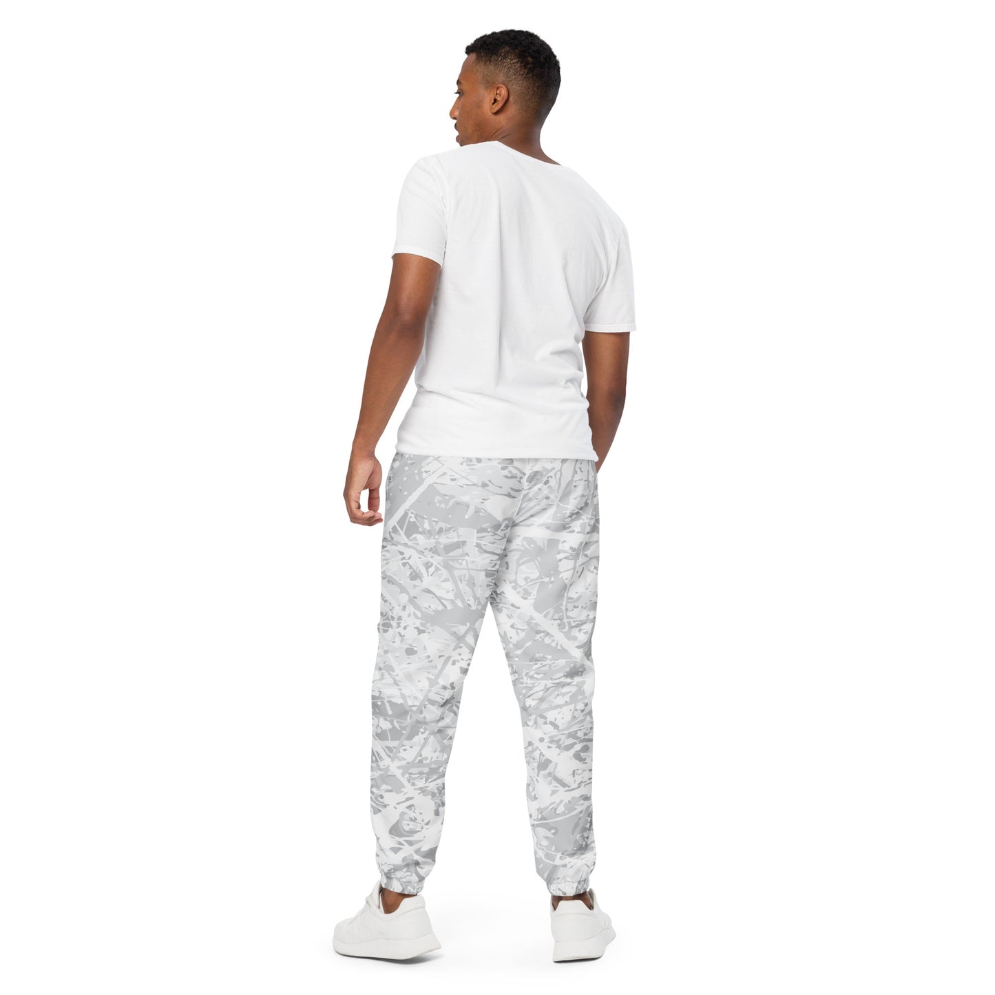Unisex Track Pants Light White10 Plex