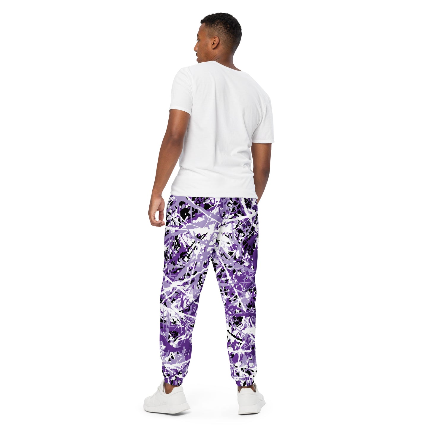 Unisex Track Pants Purple5 Plex