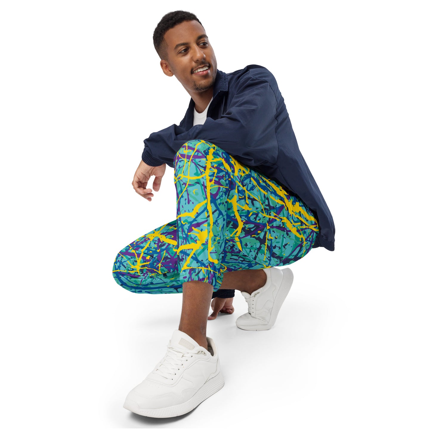 Unisex Track Pants BlueYellow7 Plex