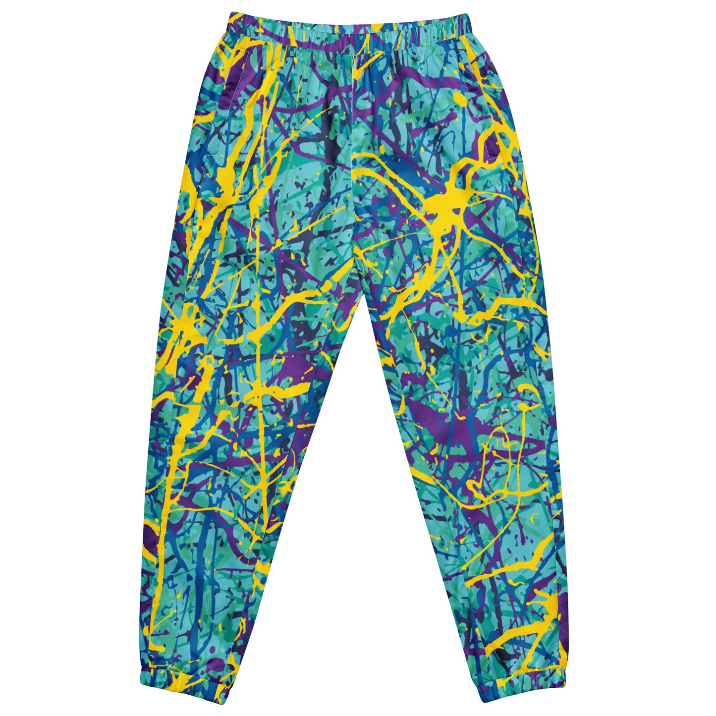 Unisex Track Pants BlueYellow7 Plex