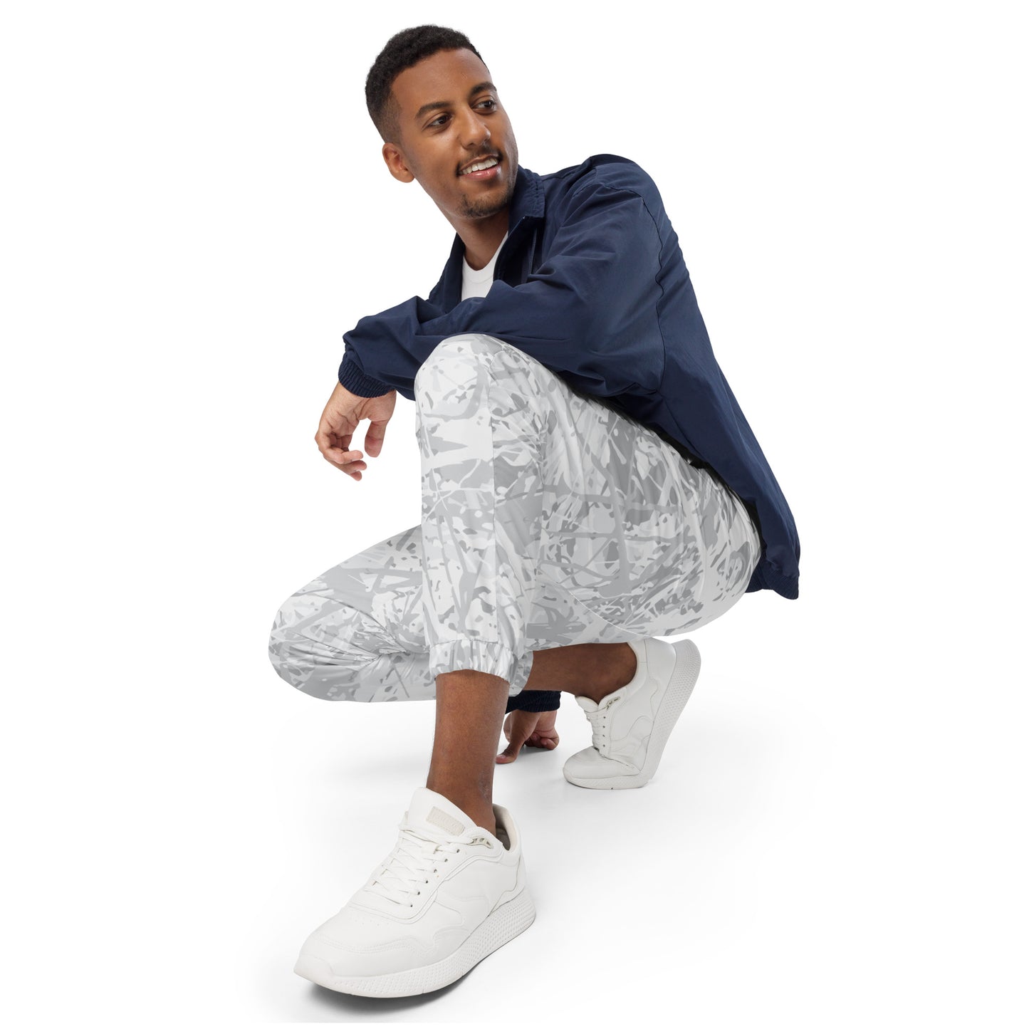 Unisex Track Pants Light White10 Plex