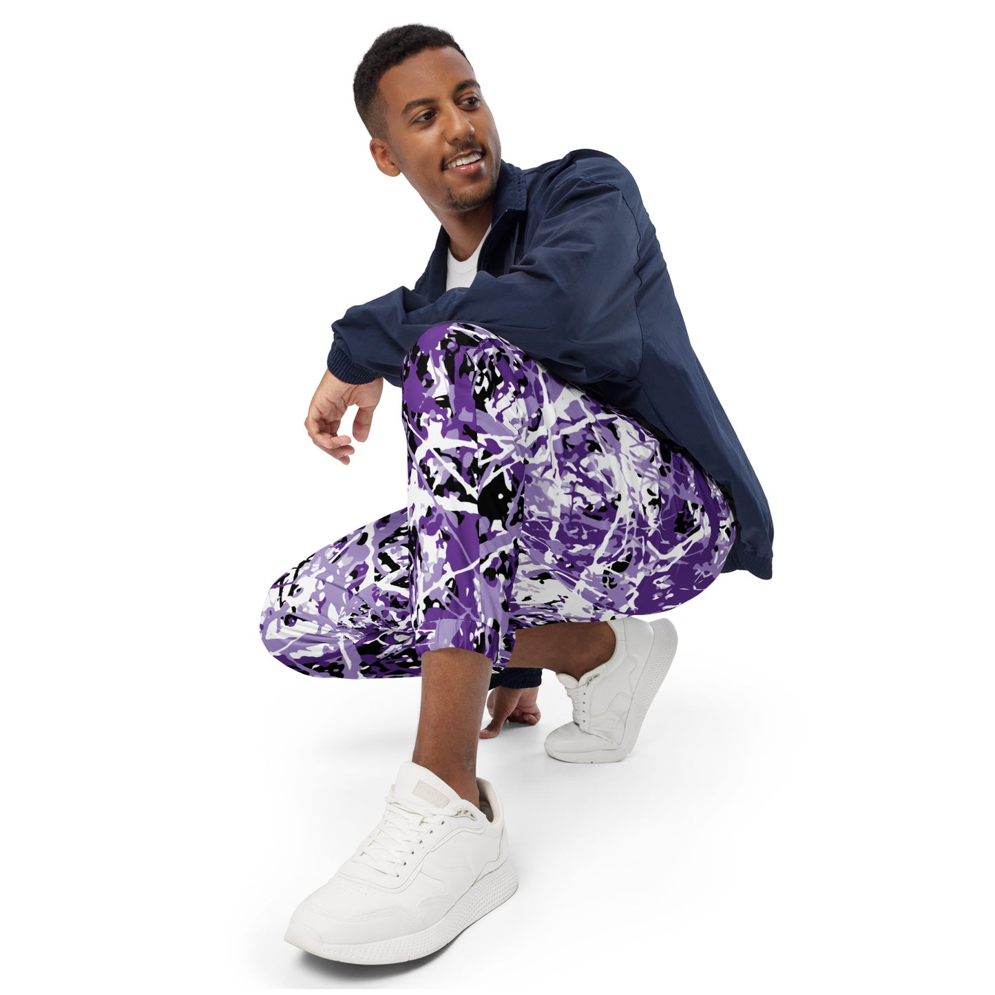 Unisex Track Pants Purple5 Plex
