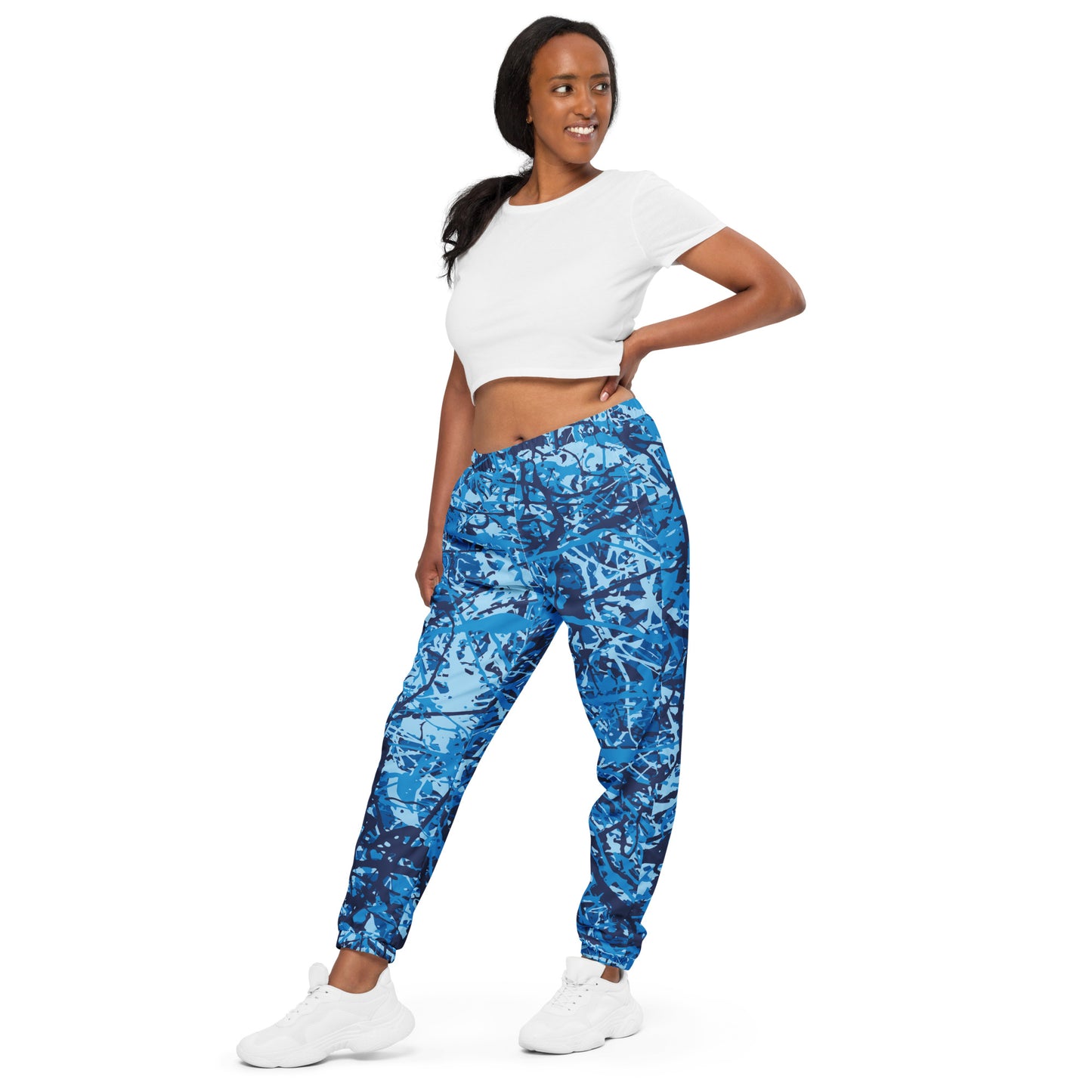 Unisex Track Pants Blue10 Plex